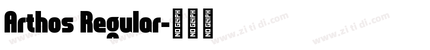 Arthos Regular字体转换